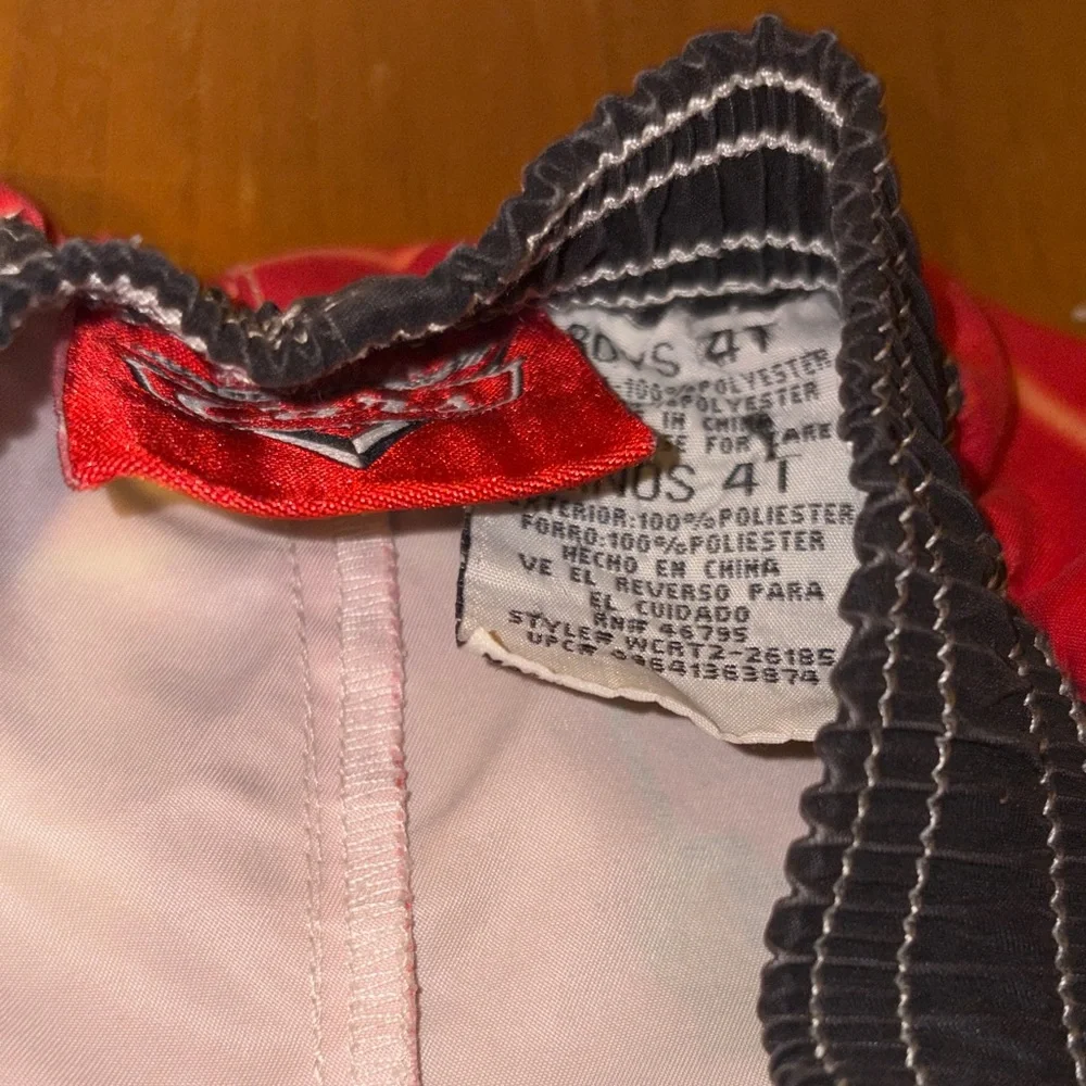 Disney Radiator Springs Cars Red Kids Swin Shorts Size 4T - Picture 2 of 3